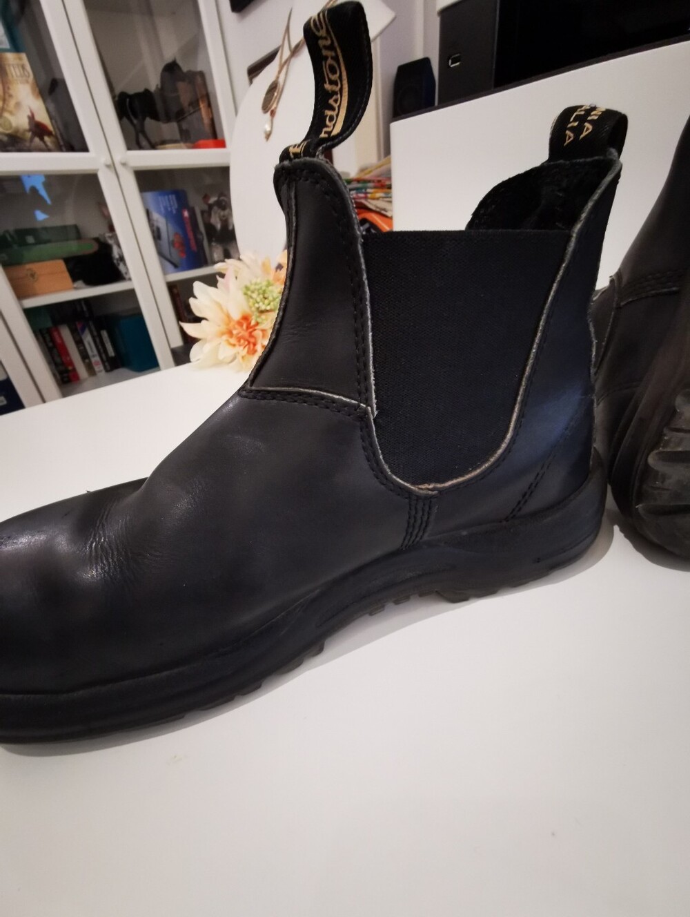 Blundstone 163 Work & Safety boots in black, featuring Steel Toe Cap CSAApproved - Picture 10 of 12